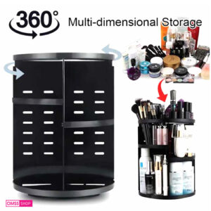 360 Rotation Plastic Cosmetic Organizer