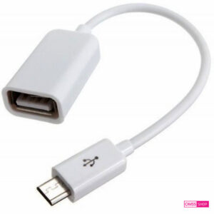 OTG Micro USB Cable Adapter - white & Black