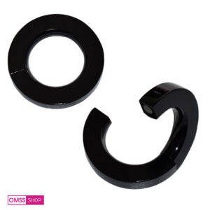 China Magnet Wooden Round Hanger Black