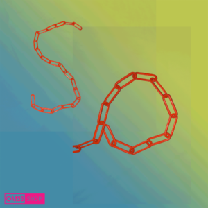 Plastic Chain Hanger 35 Red