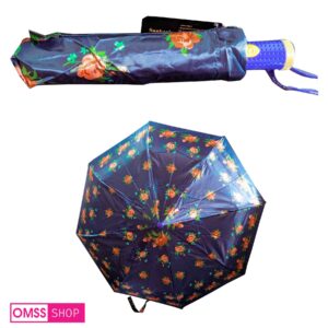 Shankar Chata 8 Stick Printed Blue Umbrella
