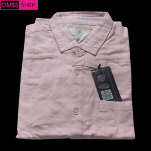 Full-Sleeved Single Color Formal Shirt-Pink