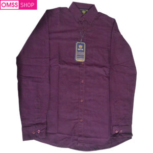 Full-Sleeved Single Color Formal Shirt-Dark Purple
