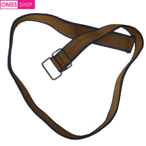 Free Size Men's Canvas Fabric Cloth Belts Coffee Color