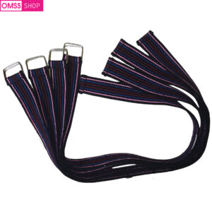 Free Size Kids Canvas Fabric Cloth Belts Black Color