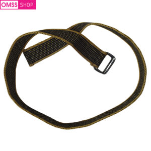 Free Size Men's Canvas Fabric Cloth Belts Coffee Color