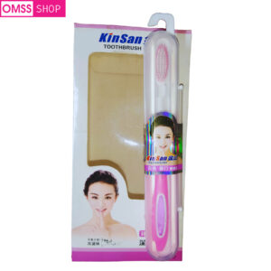Kinsan Super Soft Microfiber Premium Tooth Brush Pink