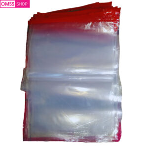 Transparent Clear Runner Zipper Poly Bags 50 Pieces